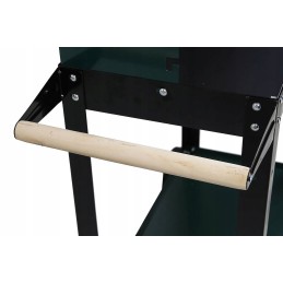 Stačiakampės sodo kepsninės ant ratų