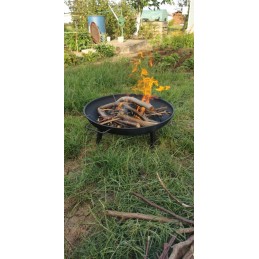 Didelis, praktiškas ir saugus sodo židinys, grilis, ugnies dubuo, 60 cm