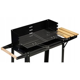 Sulankstomos turistinės sodo kepsninės su grotelėmis ant ratukų 5313