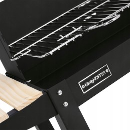 Sulankstomos turistinės sodo kepsninės su grotelėmis ant ratukų 5313