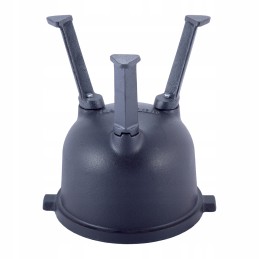 Medžioklės virdulys ketaus puodas 4,0 l su patvaria marmurine emalio danga km-4800m