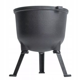 Ketaus medžioklinis virdulys, emalis, rybnikas, 4l