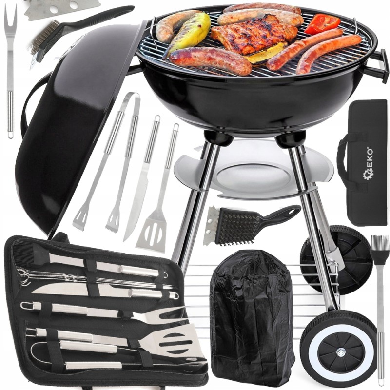 ✅ Apvalios anglies kepsninės su dangčiu ir dangteliu