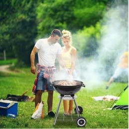 ✅ Apvalios anglies kepsninės su dangčiu ir dangteliu