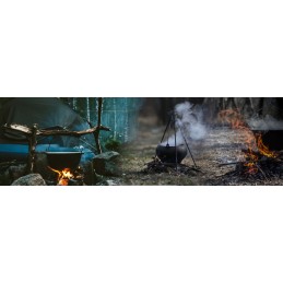 Čigoniškas katilas kemperiui sodo sklype