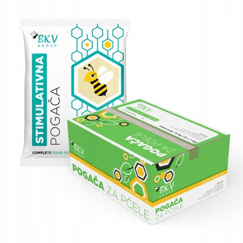 Maistas bitėms, stimuliuojantis pyragas bitėms su vitaminais 15kg - bkv