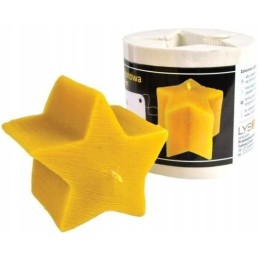 Silikono formos star fs24 dovanų vaško kalėdinė forma žvakėms gaminti