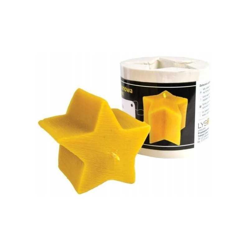 Silikono formos star fs24 dovanų vaško kalėdinė forma žvakėms gaminti