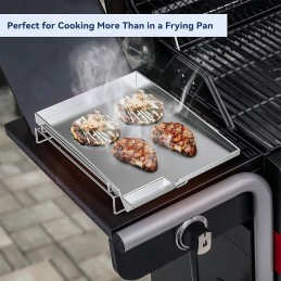 Tik ugnies nerūdijančio plieno grilio plokštė, BBQ