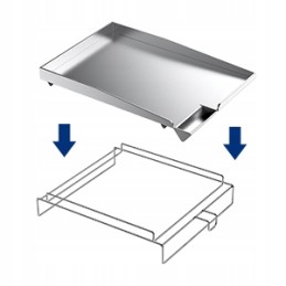 Tik ugnies nerūdijančio plieno grilio plokštė, BBQ