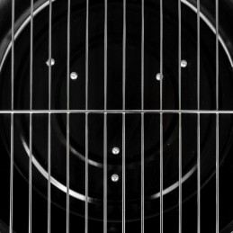 Apvalios grotelės, chromuotos grotelės, skersmuo 37 cm