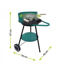 Apvalios grotelės, chromuotos grotelės, skersmuo 37 cm