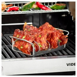 Stovas BBQ mėsos šonkauliukų kepimui ant grotelių - roesle