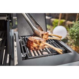 Rösle kepimo ir kepimo žnyplės, nerūdijančio plieno 40cm