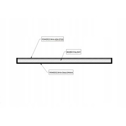 Grilio kilimėlio plokštė 400x300 mm, tefloninis kilimėlis, grotelės