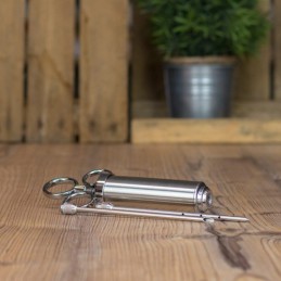 Nerūdijančio plieno purkštukas 60ml, dvi adatos