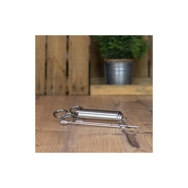 Nerūdijančio plieno purkštukas 60ml, dvi adatos