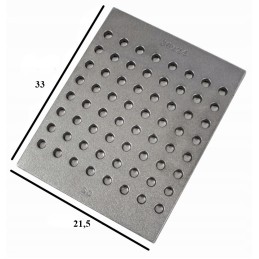 Pilkos ketaus židinio grotelės 33x21,5 iš Lenkijos ketaus liejyklos, aukščiausia kokybė, ilgaamžiškumas ir gaminio tarnavimo lai