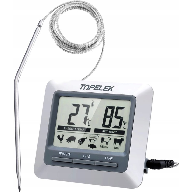 Topop skaitmeninis kepimo termometras ir laikmatis