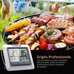 Topop skaitmeninis kepimo termometras ir laikmatis