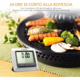 Topop skaitmeninis kepimo termometras ir laikmatis