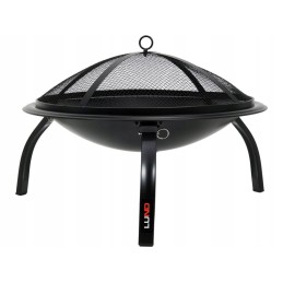 Plieninis židinys su atlenkiamomis kojomis