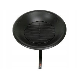 Plieninis židinys su atlenkiamomis kojomis