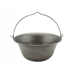 Vengriškas čigonų katilas, skarda, 10 l, trikojis
