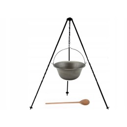 Vengriškas čigonų katilas, skarda, 14 l, trikojis