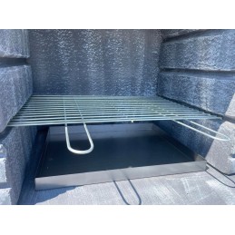 Grotos 54x34x14, chromuoto plieno židinys, lenkiškas gaminys
