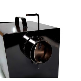 Metalinis židinys rūkyklai su sklende, 20x20x25l