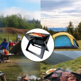 ⭐⭐Anglies grilis turistams sulankstomas kempingo nešiojamas lagaminas BBQ grilis⭐⭐