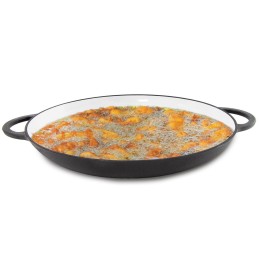 Emaliuota ketaus grilio keptuvė, 35 cm, su rankenomis
