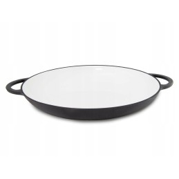 Emaliuota ketaus grilio keptuvė, 35 cm, su rankenomis