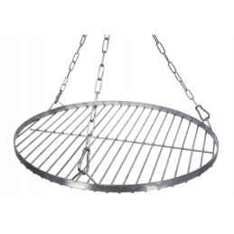 Apvalios nerūdijančio plieno grotelės ø450 mm su grandine