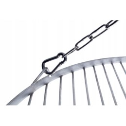 Apvalios nerūdijančio plieno grotelės ø450 mm su grandine