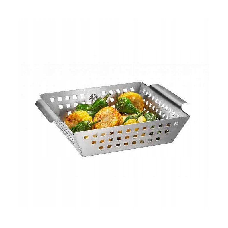Sheet metal basket grill basket grilling steel gefu