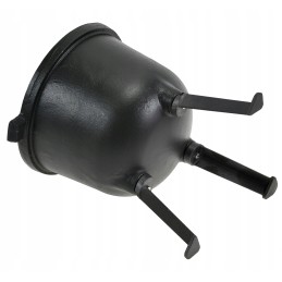 Ketaus medžioklės puodas, stovimas, Rossner, 8 l