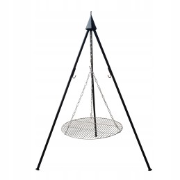 Sodo kepsninė ant trikojo, kurio skersmuo 60 cm