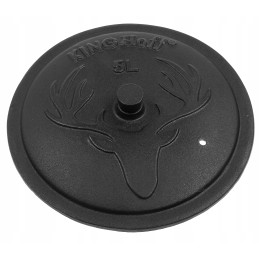 Ketaus emaliuotas katilas, 5 l, medžioklinis puodas laužui, ypatinga kokybė