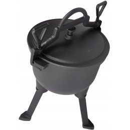 Ketaus katilas, medžioklės puodas, Vengrijos Tėvo diena, 4l, laužui ir griliui