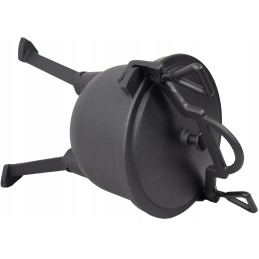 Ketaus katilas, medžioklės puodas, Vengrijos Tėvo diena, 4l, laužui ir griliui