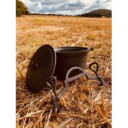 Ketaus katilas, medžioklės puodas, Vengrijos Tėvo diena, 4l, laužui ir griliui