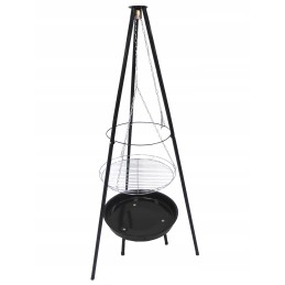 Sodo grilis, kabantis ant trikojo, ugniakuras lund