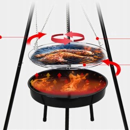 ✅ Stazer Flameup pakabinamas trikojis sodo grilis ✅