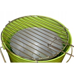 Nešiojama mini bbq sodo kepsninė, žalia
