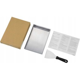 � Smartpeas nerūdijančio plieno grilio plokštė 20x30 cm dujiniam griliui 🍖🔥