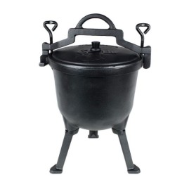 Ketaus medžioklės puodas, stovimas, Rossner, 8 l