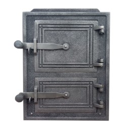 Ketaus durys virtuvės rūkyklos viryklei