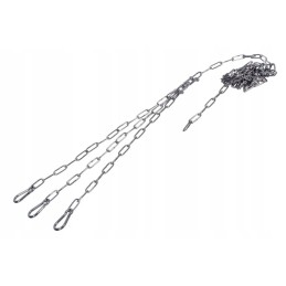 Apvalios nerūdijančio plieno grotelės 450mm su pakabinama grandine